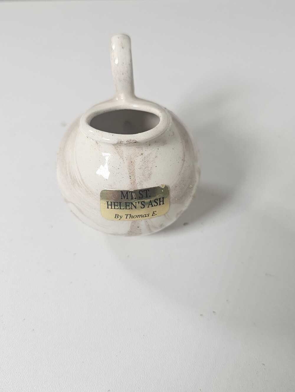 Mount Saint Helens Ash Pottery Handmade